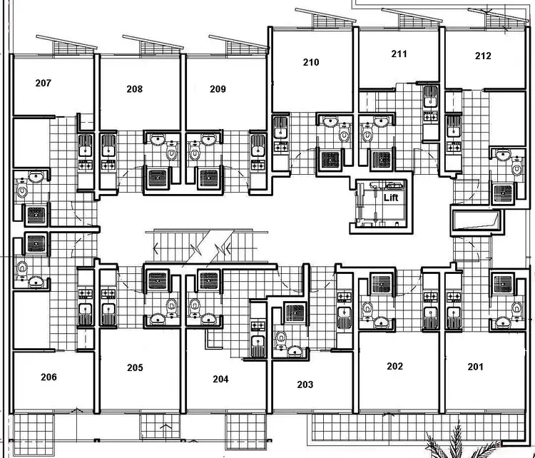 Floorplan of Homely studio listing, 207/32 St Edmonds Road, Prahran VIC 3181