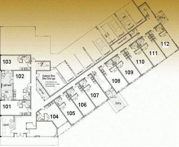 Floorplan of Homely studio listing, 209/133 Droop Street, Footscray VIC 3011