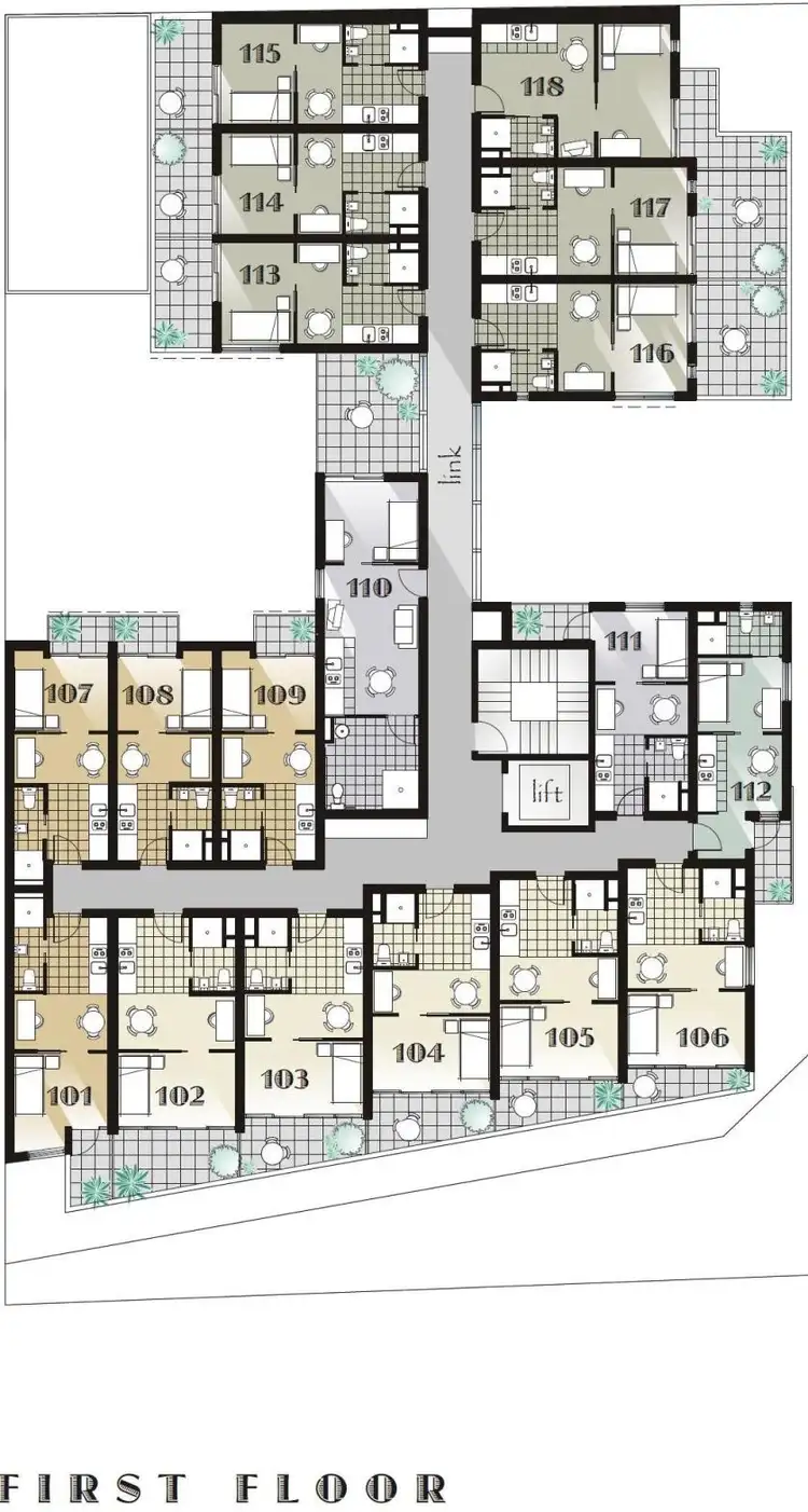 Floorplan of Homely apartment listing, 115/8 Porter Street, Prahran VIC 3181