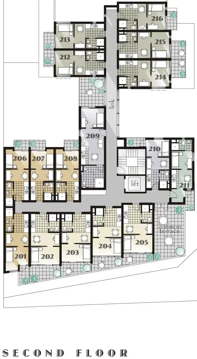 Floorplan of Homely apartment listing, 213/8 Porter Street, Prahran VIC 3181
