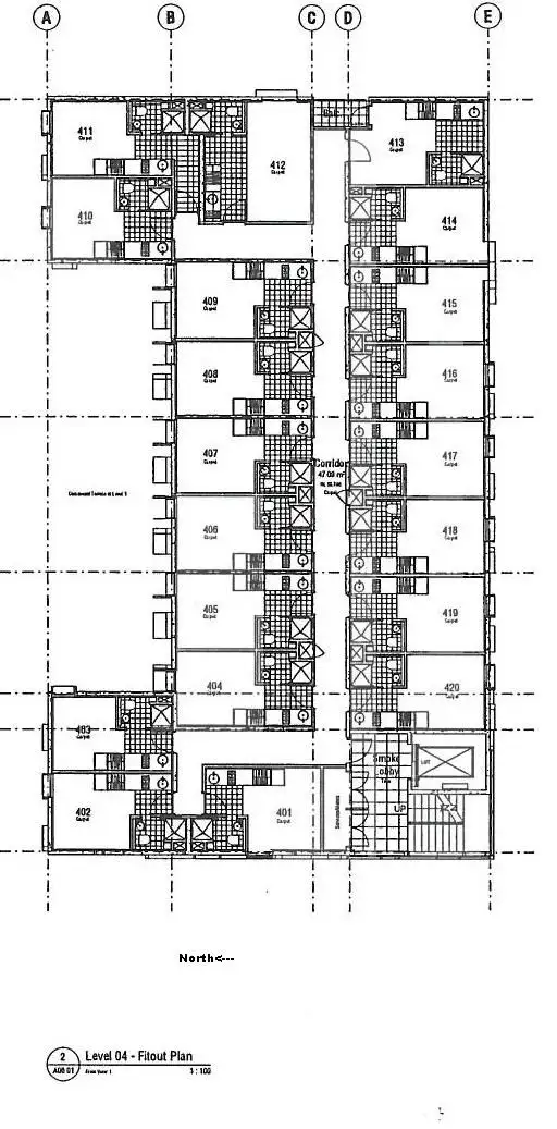 Floorplan of Homely studio listing, 408/2 Eastern Place, Hawthorn VIC 3122