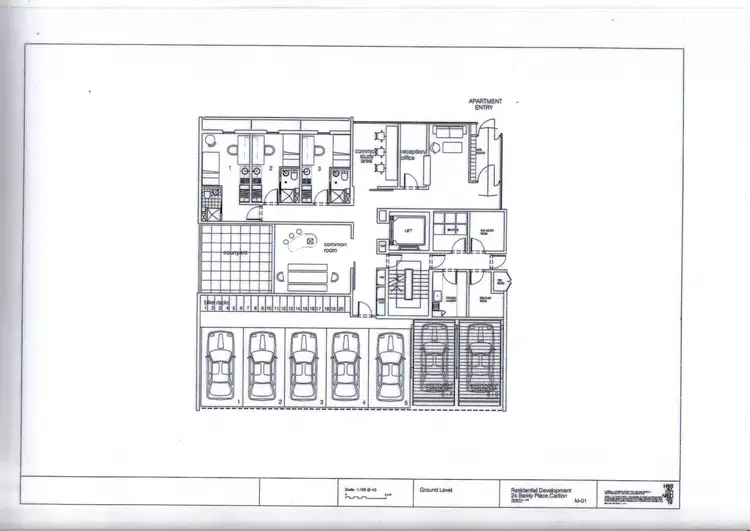 Floorplan of Homely studio listing, 103/24 Barkly Place, Carlton VIC 3053