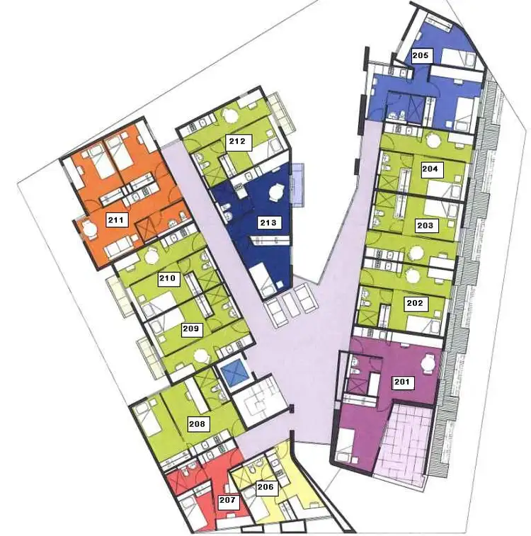 Floorplan of Homely apartment listing, 203/903 Dandenong Road, Malvern East VIC 3145
