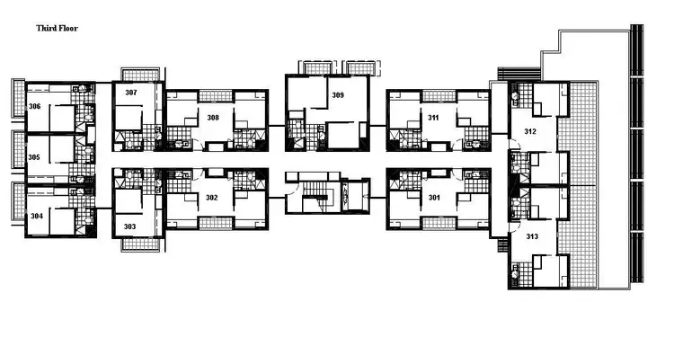 Floorplan of Homely apartment listing, 309/1728 Dandenong Road, Clayton VIC 3168
