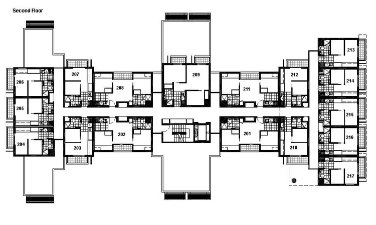 Floorplan of Homely apartment listing, 211/1728 Dandenong Road, Clayton VIC 3168