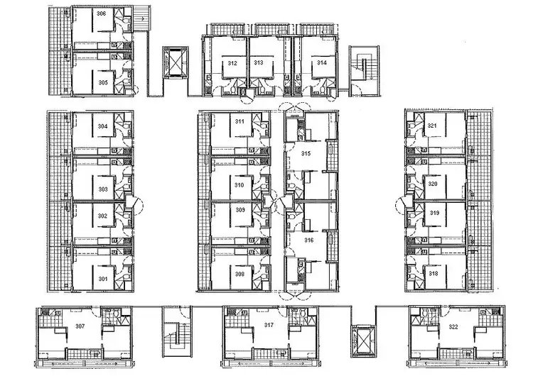 Floorplan of Homely apartment listing, 305/1457 North Road, Clayton VIC 3168