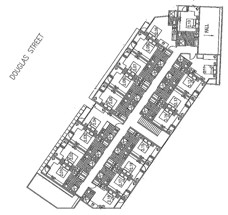 Floorplan of Homely studio listing, 213/58 Douglas Street, Noble Park VIC 3174