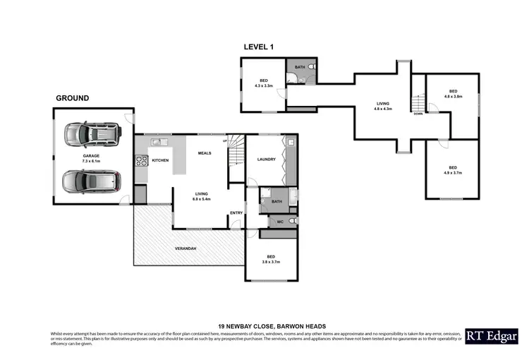 Floorplan of Homely house listing, 19 Newbay Close, Barwon Heads VIC 3227