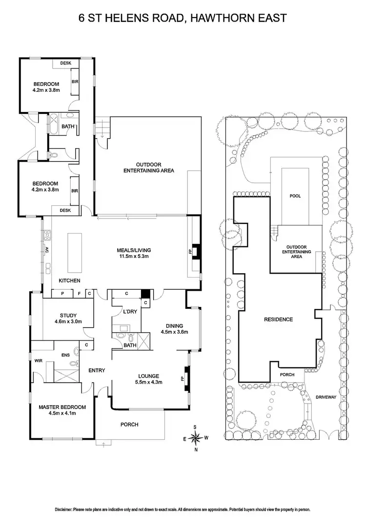 Floorplan of Homely house listing, 6 St Helens Road, Hawthorn East VIC 3123