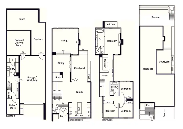 Floorplan of Homely house listing, 56 South Wharf Drive, Docklands VIC 3008