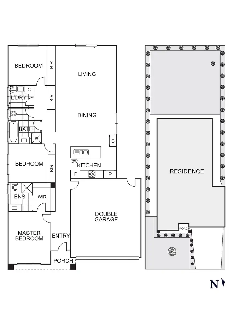 Floorplan of Homely house listing, 21 Heywood Street, Doreen VIC 3754