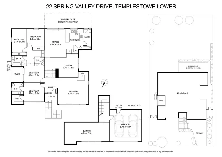 Floorplan of Homely house listing, 22 Spring Valley Drive, Templestowe VIC 3106