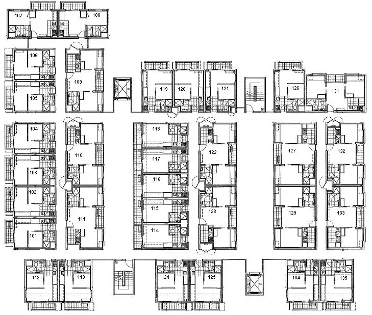Floorplan of Homely apartment listing, 110/1457 North Road, Clayton VIC 3168