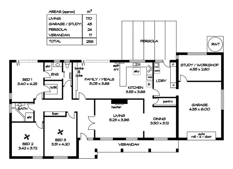 Floorplan of Homely house listing, 9 Paradise Grove, Highbury SA 5089