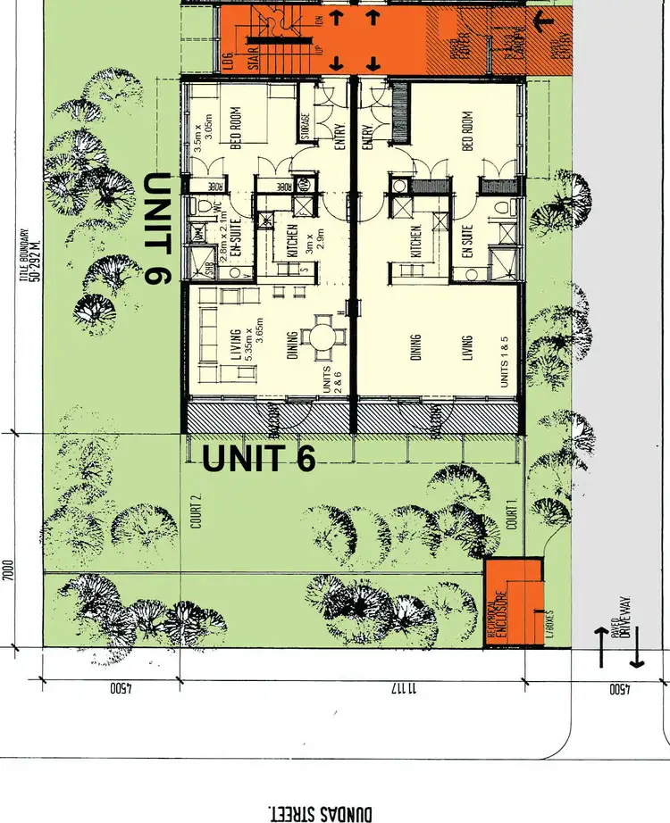 Floorplan of Homely townhouse listing, 6/18 Dundas Street, Sale VIC 3850