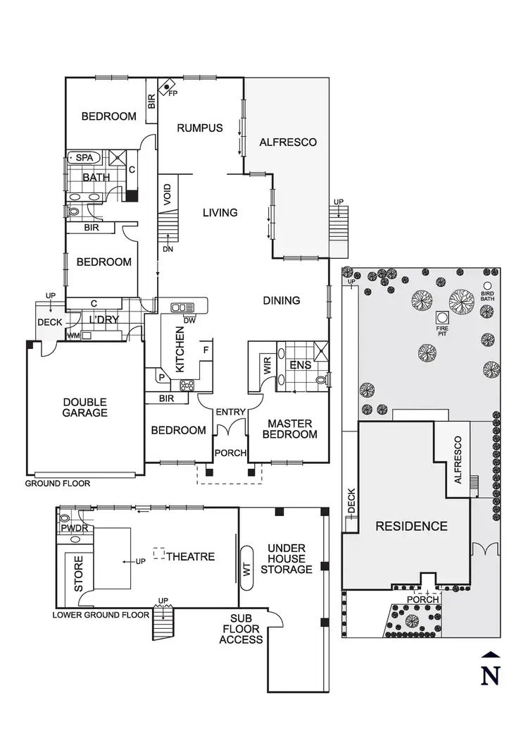 Floorplan of Homely house listing, 12 Timbertop Drive, Doreen VIC 3754