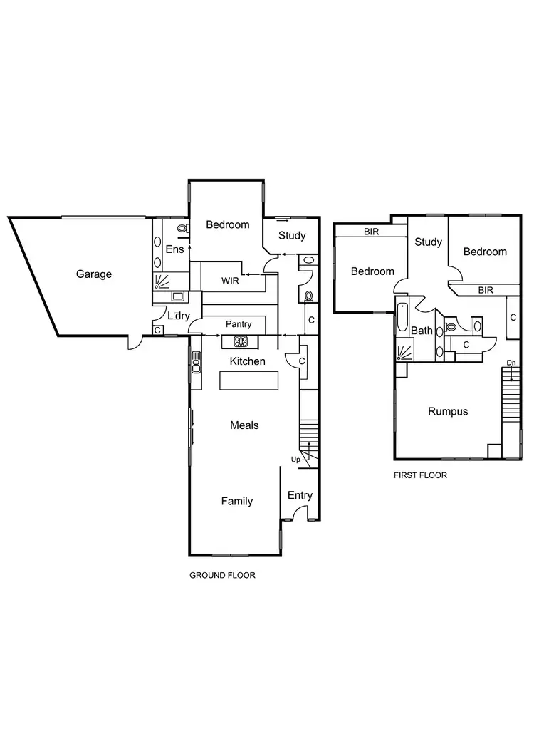 Floorplan of Homely townhouse listing, 5/66 Bamfield Street, Sandringham VIC 3191
