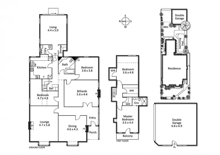 Floorplan of Homely house listing, 4 Hawksburn Road, South Yarra VIC 3141