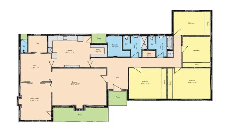 Floorplan of Homely house listing, 20 Inglis Street, Sale VIC 3850