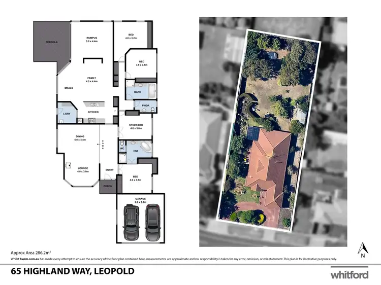 Floorplan of Homely house listing, 65 Highland Way, Leopold VIC 3224