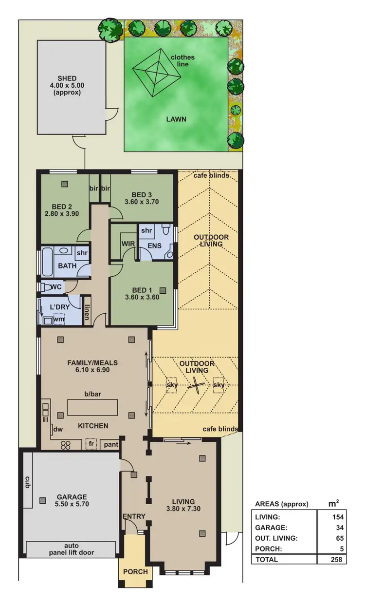 Floorplan of Homely house listing, 25 Ramnet Circuit, Munno Para West SA 5115