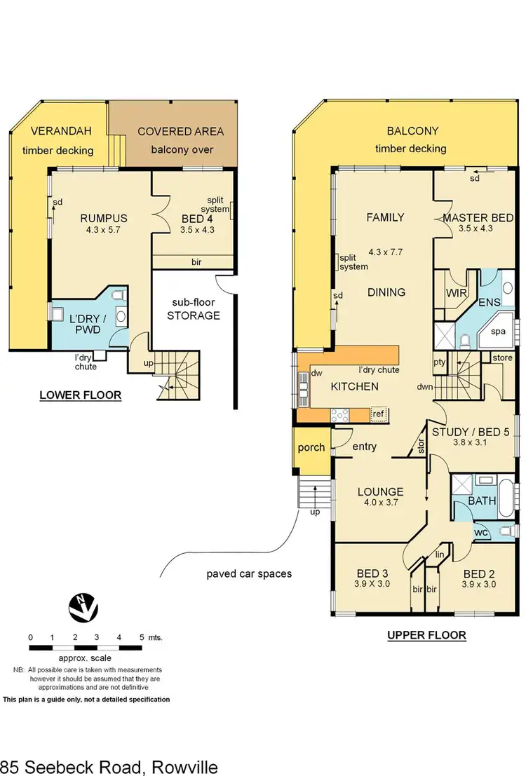 Floorplan of Homely house listing, 85 Seebeck Road, Rowville VIC 3178