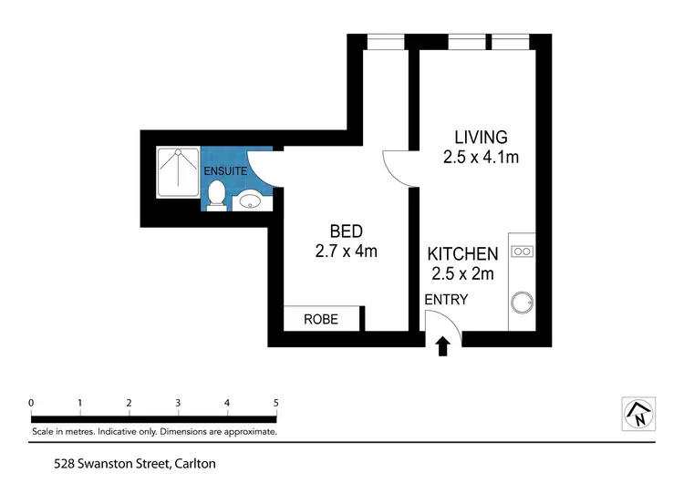 Floorplan of Homely apartment listing, 817/528 Swanston Street, Carlton VIC 3053