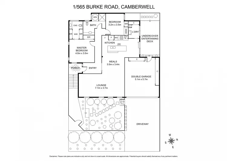 Floorplan of Homely unit listing, 1/565 Burke Road, Camberwell VIC 3124
