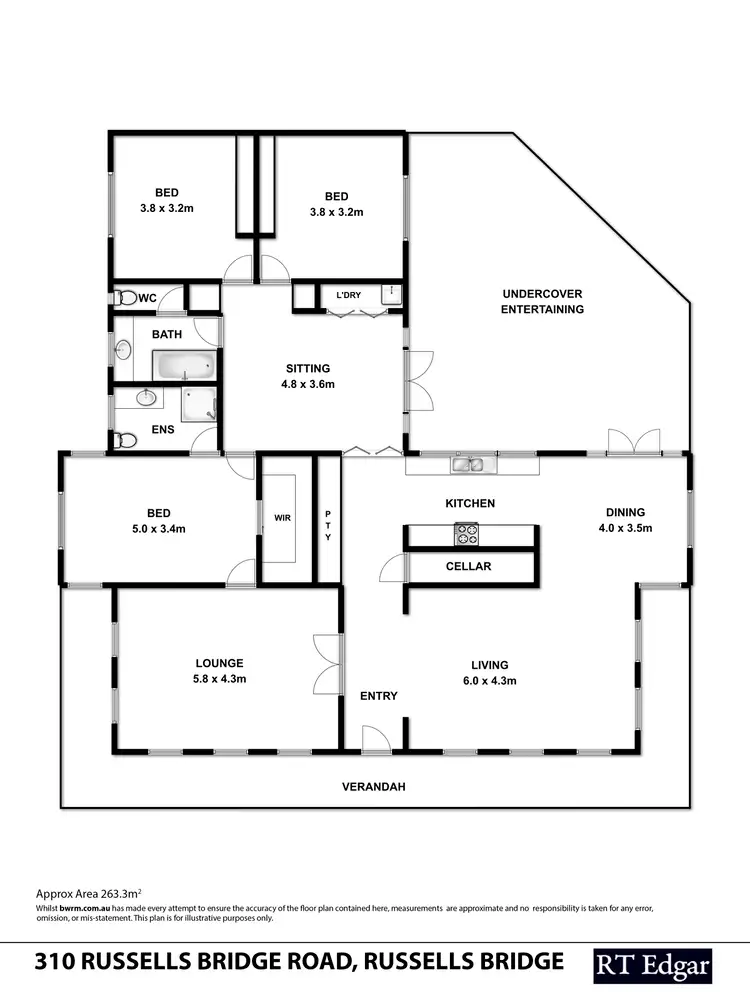Floorplan of Homely rural property listing, 310 Russells Bridge Road, Russells Bridge VIC 3331