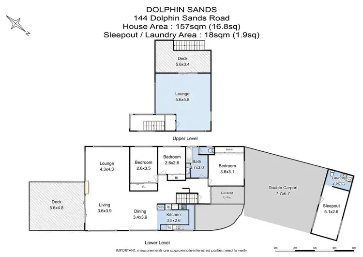 Floorplan of Homely house listing, 144 Dolphin Sands Road, Dolphin Sands TAS 7190