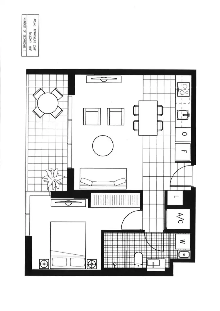 Floorplan of Homely apartment listing, 3E/9 Waterside Place, Docklands VIC 3008