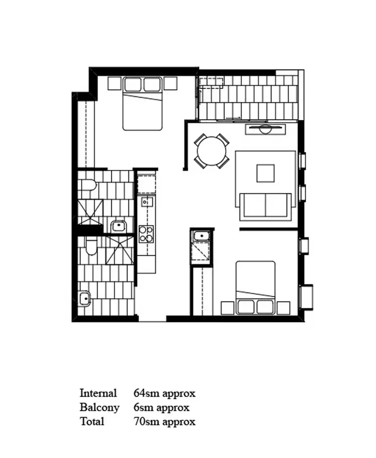 Floorplan of Homely apartment listing, G1/545 Rathdowne Street, Carlton VIC 3053