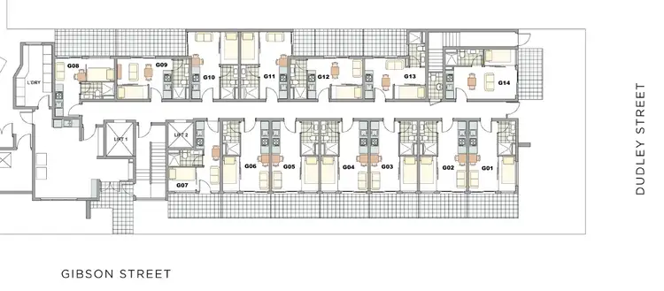 Floorplan of Homely apartment listing, G01/5 Dudley Street, Caulfield East VIC 3145