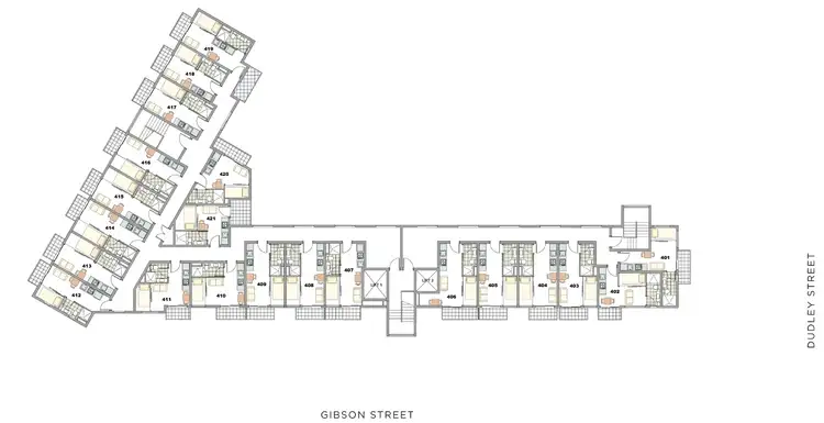 Floorplan of Homely apartment listing, 419/5 Dudley Street, Caulfield East VIC 3145