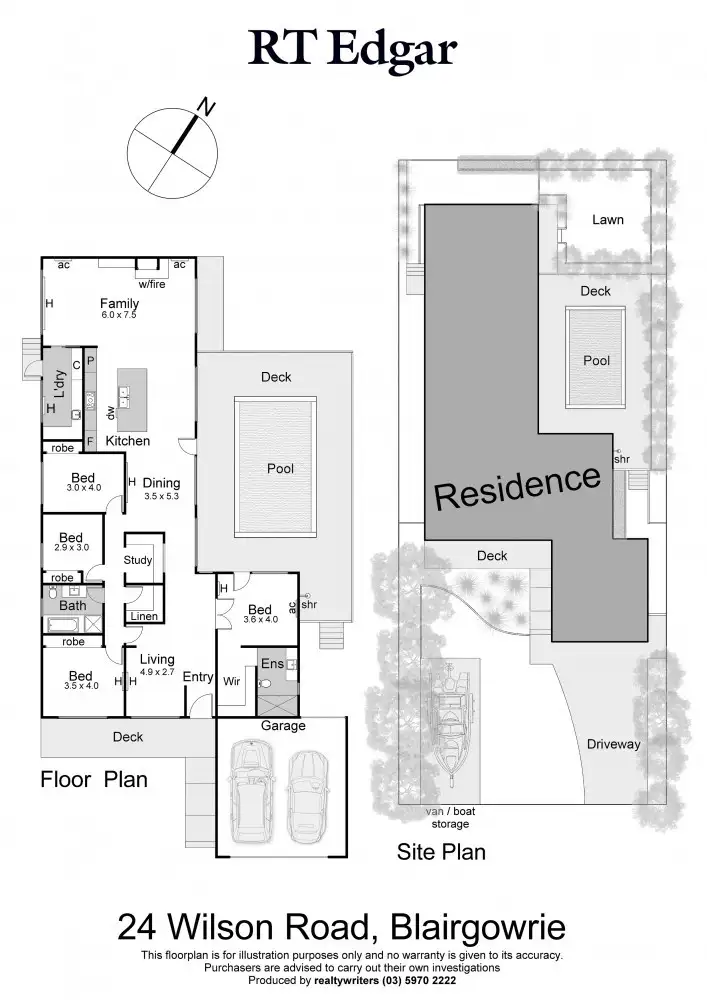 Floorplan of Homely house listing, 24 Wilson Road, Blairgowrie VIC 3942