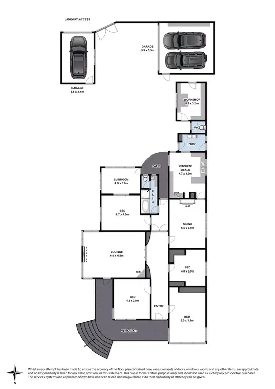 Floorplan of Homely house listing, 25 Bell Parade, Drumcondra VIC 3215