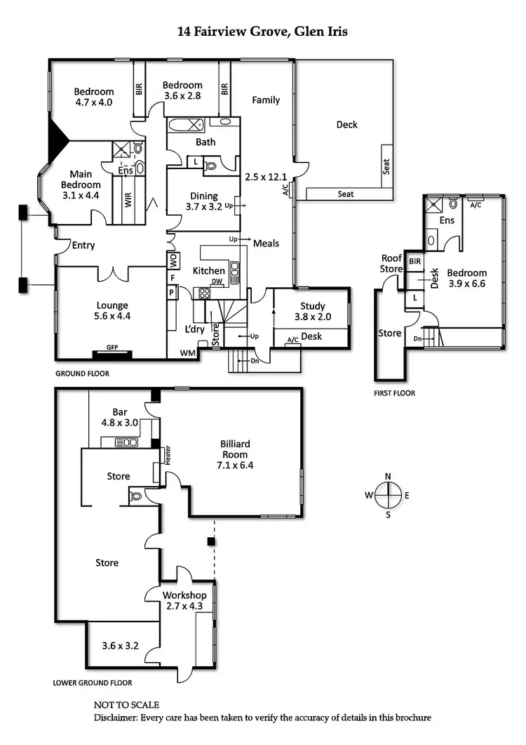 Floorplan of Homely house listing, 14 Fairview Grove, Glen Iris VIC 3146
