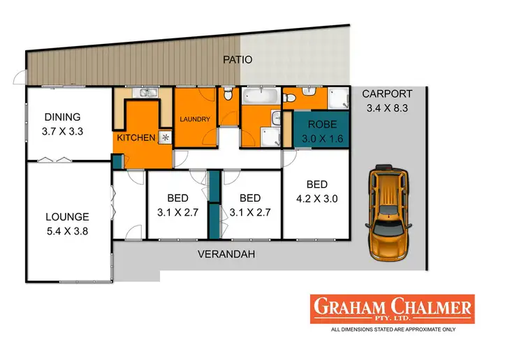 Floorplan of Homely house listing, 53 Inglis Street, Sale VIC 3850