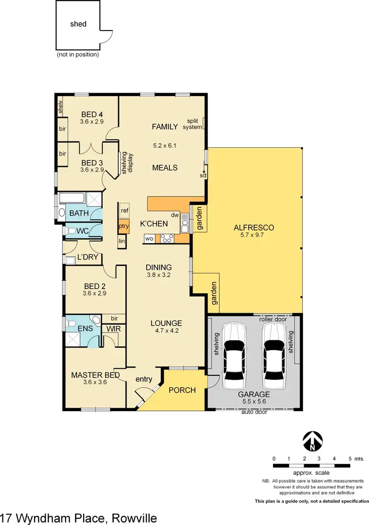 Floorplan of Homely house listing, 17 Wyndham Place, Rowville VIC 3178