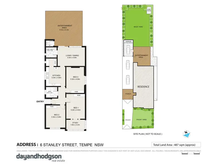 Floorplan of Homely house listing, 6 Stanley Street, Tempe NSW 2044