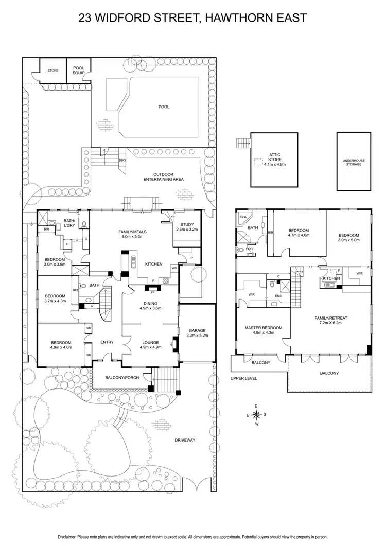Floorplan of Homely house listing, 23 Widford Street, Hawthorn East VIC 3123