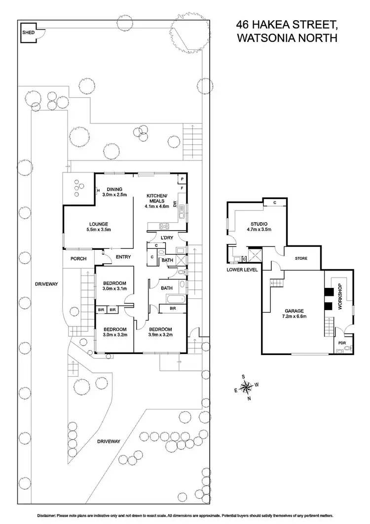 Floorplan of Homely house listing, 46 Hakea Street, Watsonia North VIC 3087