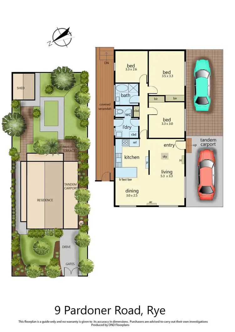 Floorplan of Homely house listing, 9 Pardoner Road, Rye VIC 3941