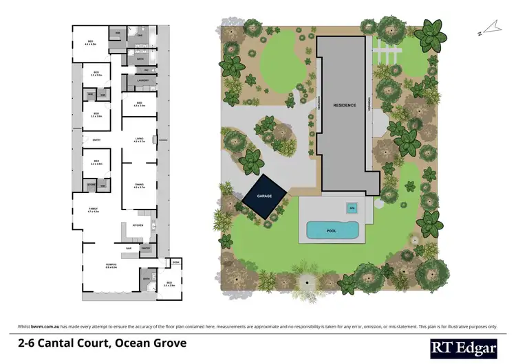 Floorplan of Homely house listing, 2-6 Cantal Court, Ocean Grove VIC 3226