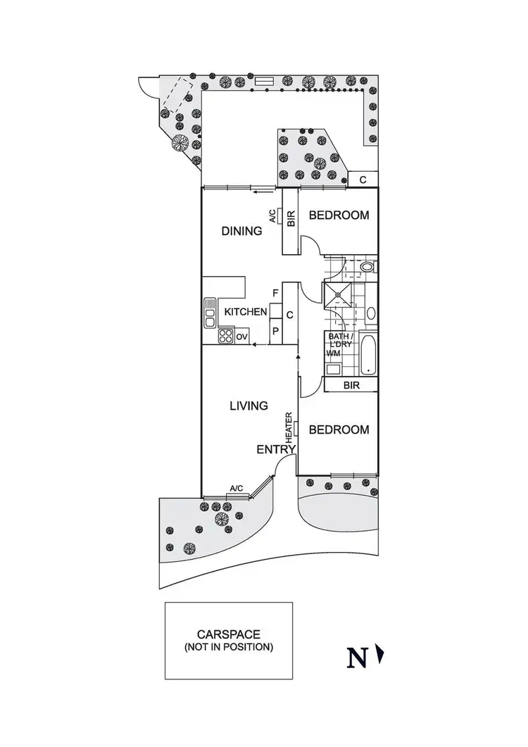 Floorplan of Homely unit listing, 27/51 Glebe Street, Forest Hill VIC 3131