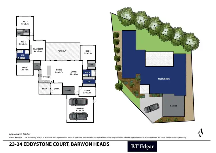 Floorplan of Homely house listing, 23-24 Eddystone Court, Barwon Heads VIC 3227