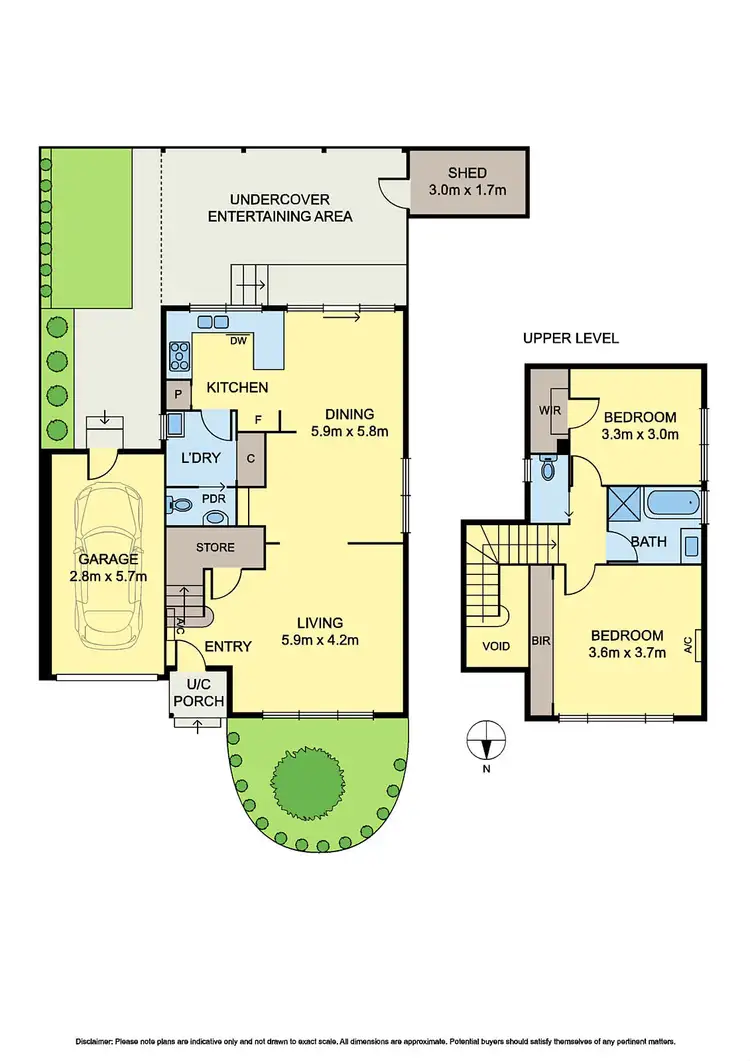 Floorplan of Homely townhouse listing, 3/1 Andrew Street, Ringwood VIC 3134