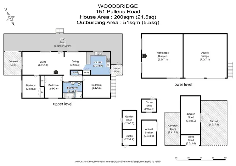 Floorplan of Homely house listing, 151 Pullens Road, Woodbridge TAS 7162