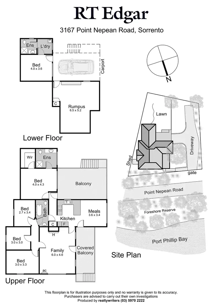 Floorplan of Homely house listing, 3167 Point Nepean Road, Sorrento VIC 3943