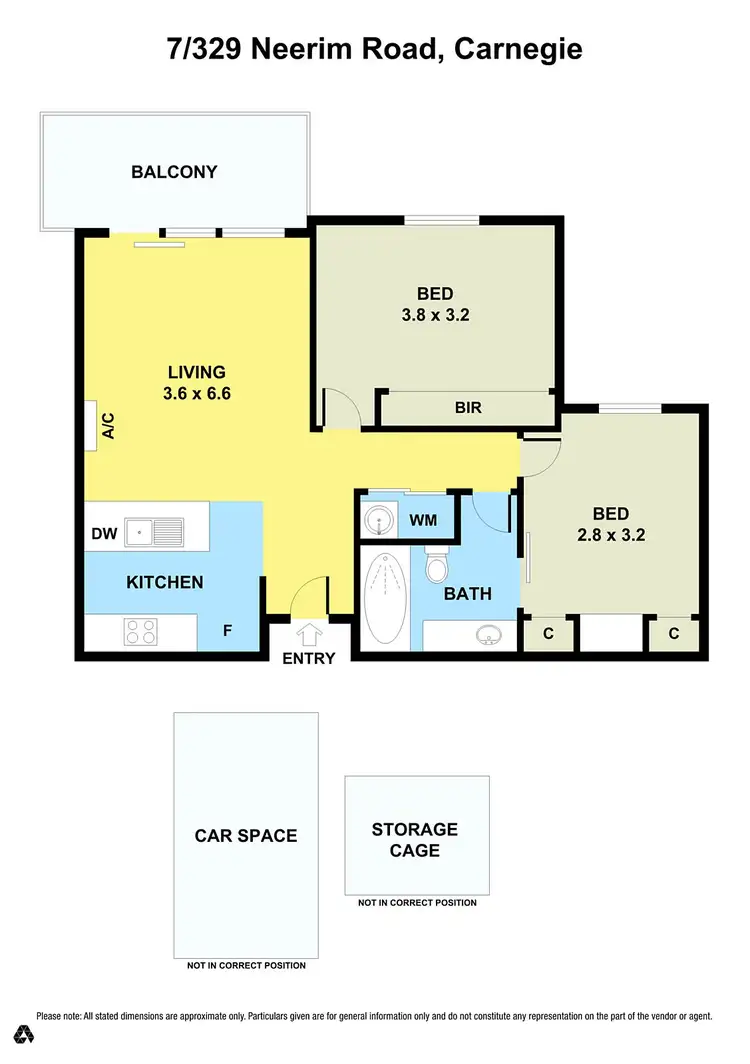 Floorplan of Homely apartment listing, 7/329 Neerim Road, Carnegie VIC 3163